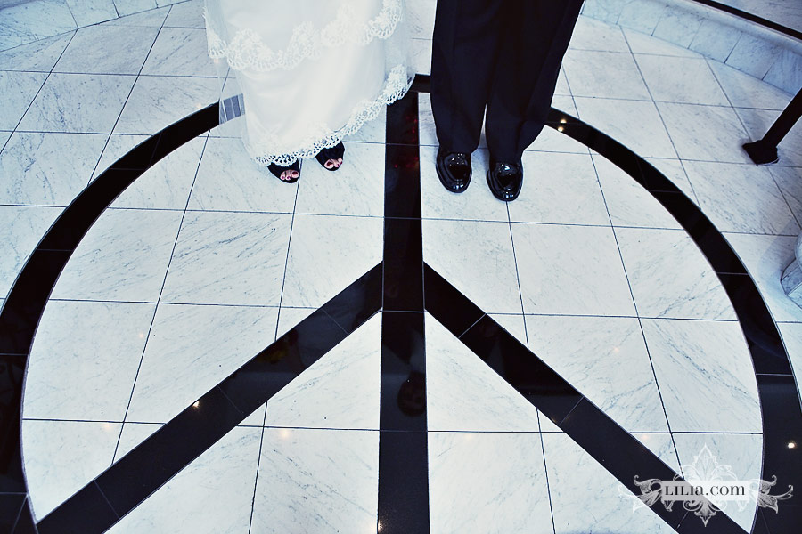 Peace Sign Wedding Berkeley Wedding Photography