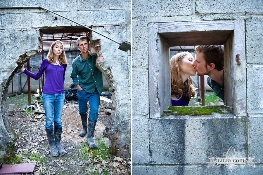 Foggy River Farm Engagement Session