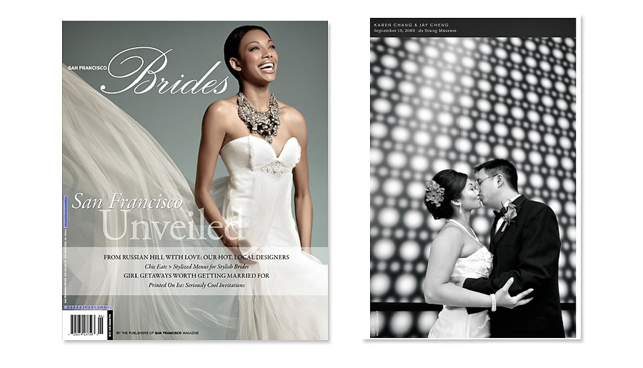 We were recently featured in San Francisco Brides Magazine