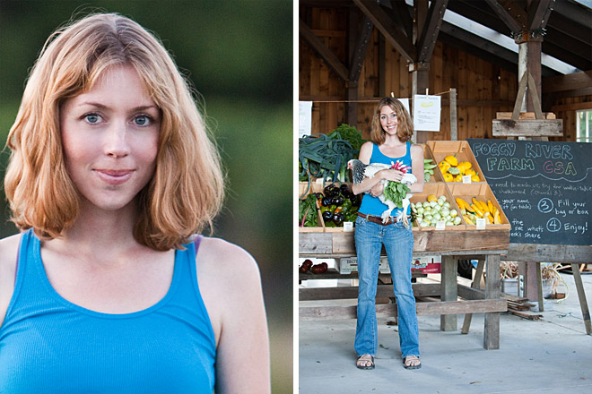 Lynda Hopkins, writer and organic farmer