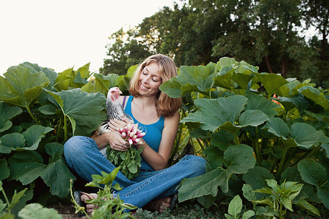 Lynda Hopkins, writer and organic farmer