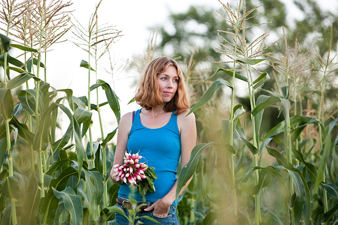 Lynda Hopkins, writer and organic farmer
