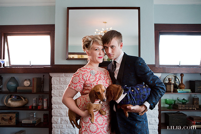 Oakland Engagement Session, Couple with their Dogs
