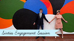 Sixties Inspired Oakland Engagement Session